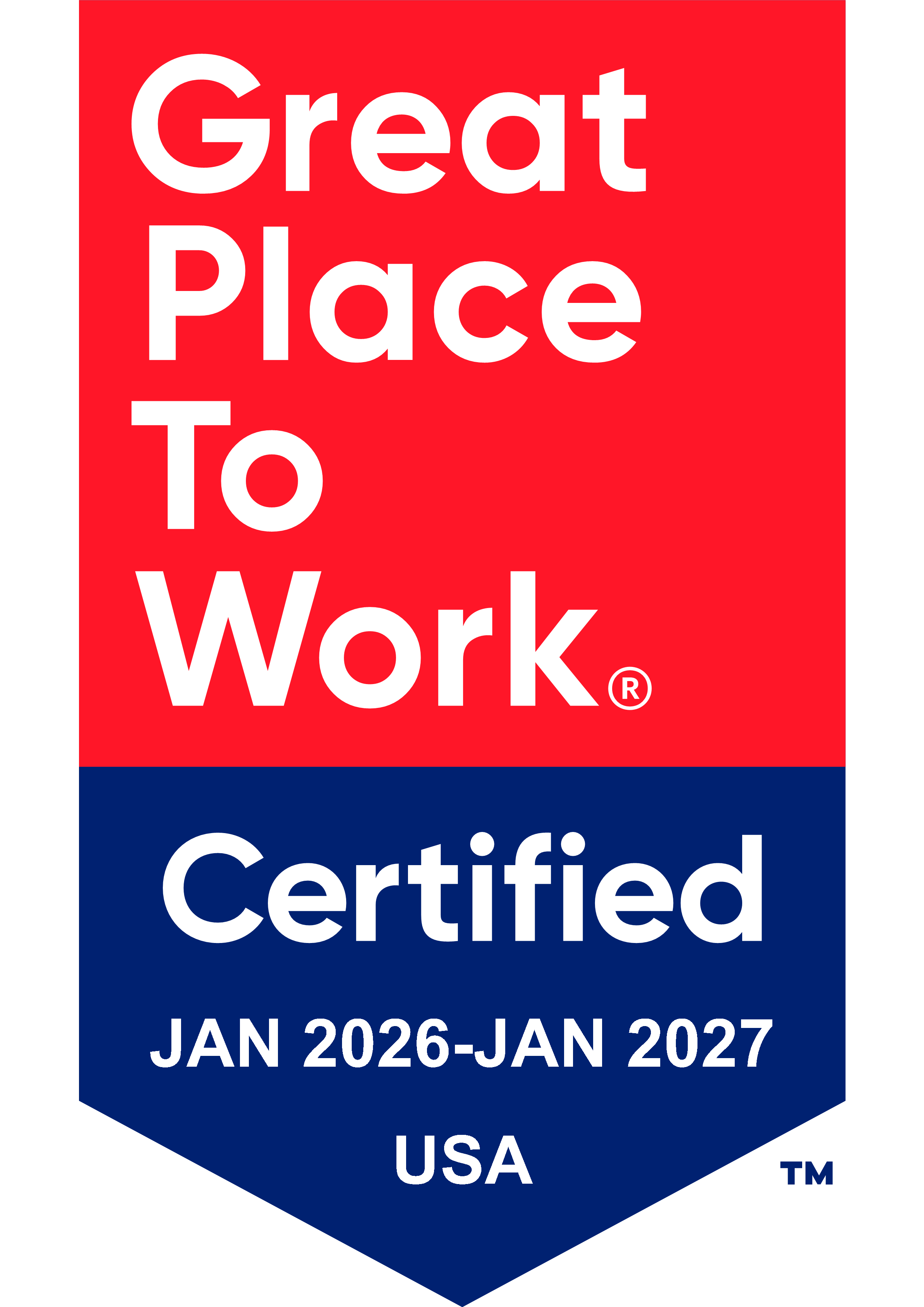 image of the 2026 Great Place To Work logo