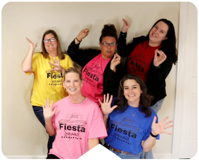 The United Way Committee celebrating United Way Week.