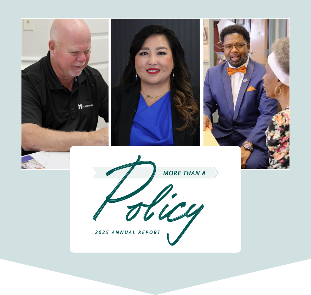 A picture of the Annual Report Home Page