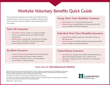 Worksite Wellness Benefit Flyer