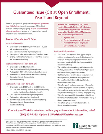 Worksite Guaranteed Issue Flyer