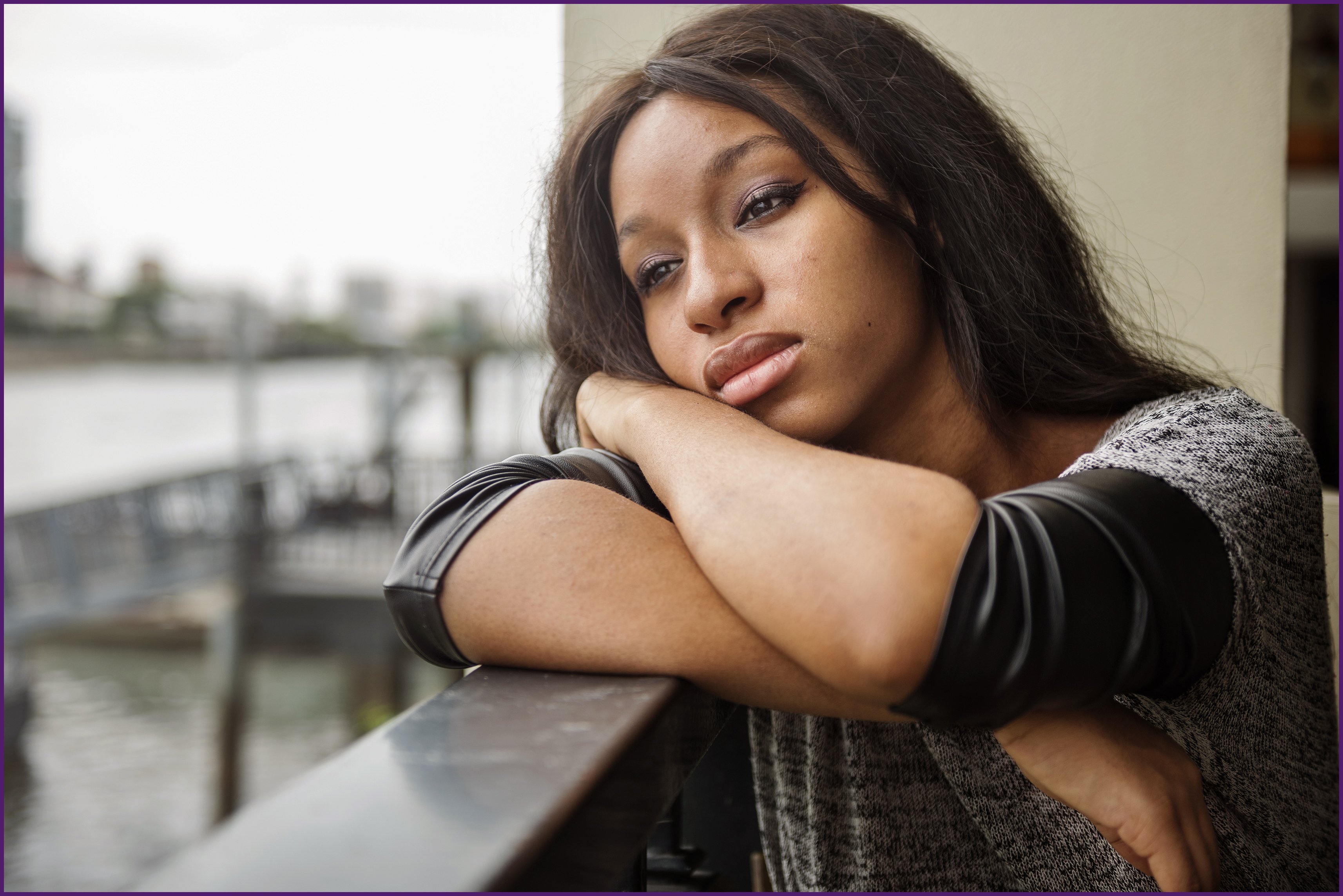 image of a woman that looks sad